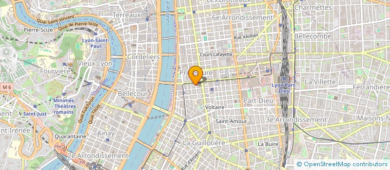 localisation de l'entreprise SCI LINTIER  LYON