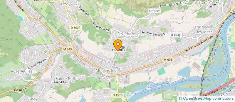 localisation de l'entreprise SCI LINZ  SCY-CHAZELLES