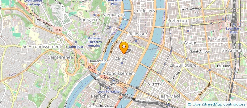 localisation de l'entreprise SCI LIOCILE-RH  LYON