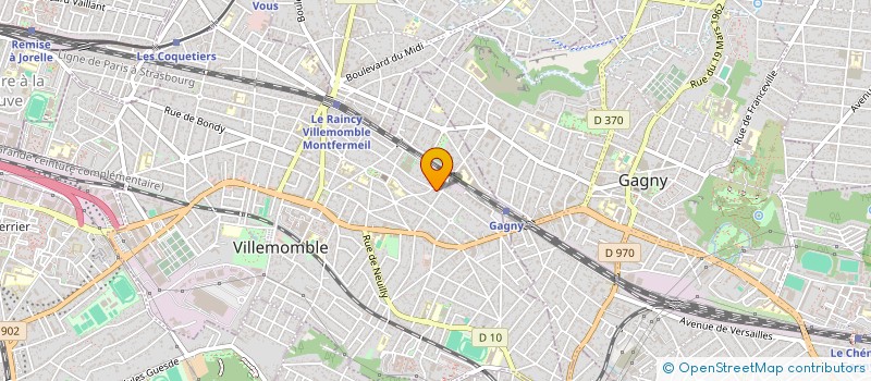 localisation de l'entreprise SCI LIOFRA  VILLEMOMBLE