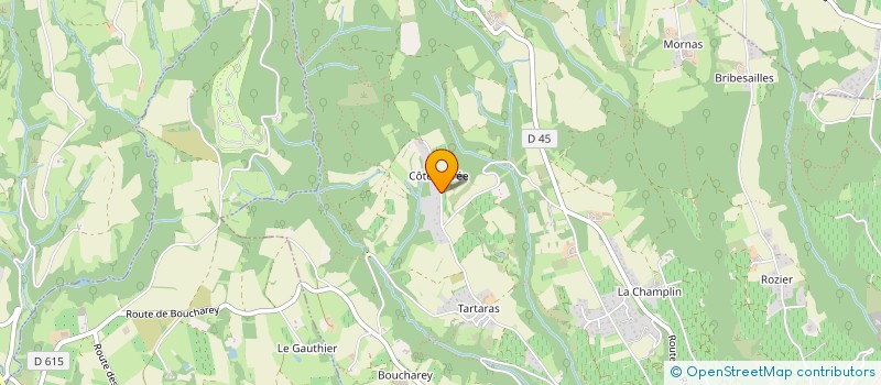 localisation de l'entreprise SCI LION  AMPUIS