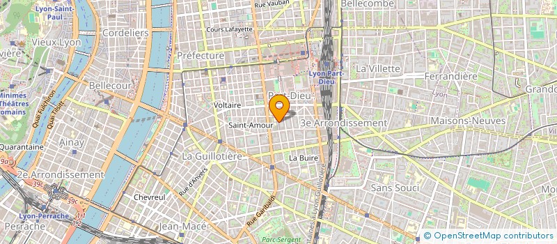 localisation de l'entreprise SCI LION  LYON