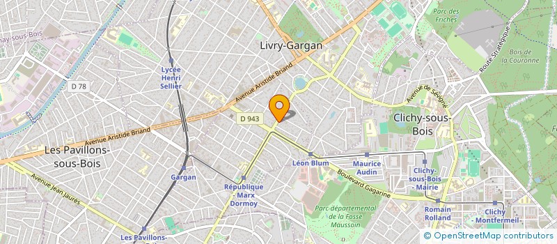 localisation de l'entreprise SCI LION à LIVRY-GARGAN