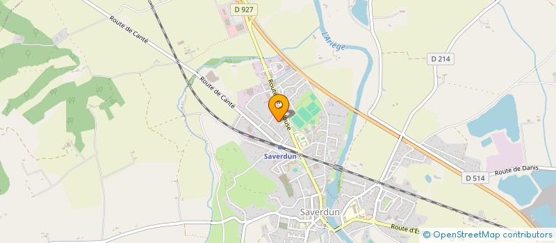 localisation de l'entreprise SCI LION D'OR à SAVERDUN