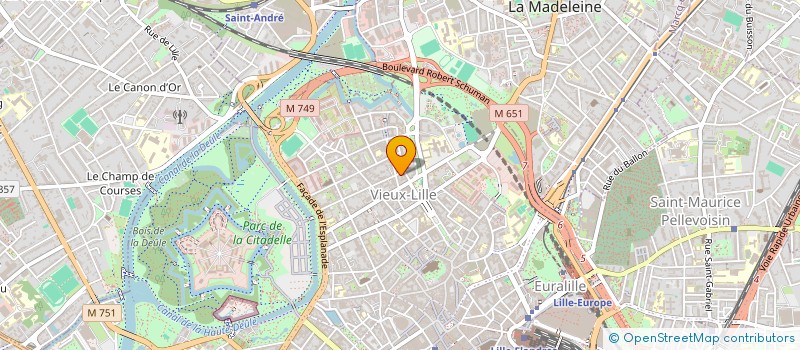 localisation de l'entreprise SCI LION JEMMAPES à LILLE