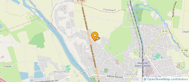 localisation de l'entreprise SCI LIONNET  VEAUCHE