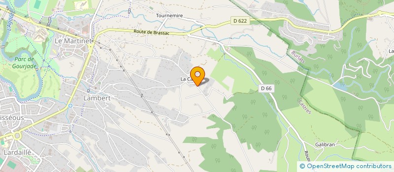 localisation de l'entreprise SCI LIONS  CASTRES