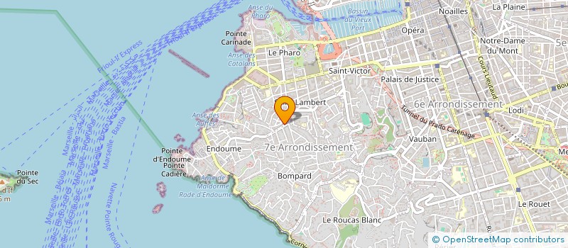 localisation de l'entreprise SCI LIONS'AC à MARSEILLE