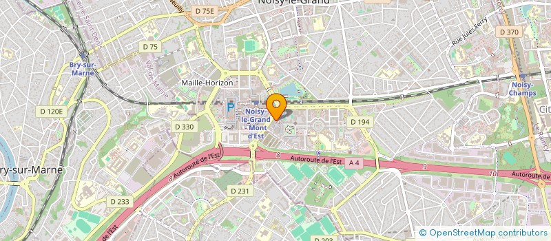 localisation de l'entreprise SCI LIOR  NOISY-LE-GRAND