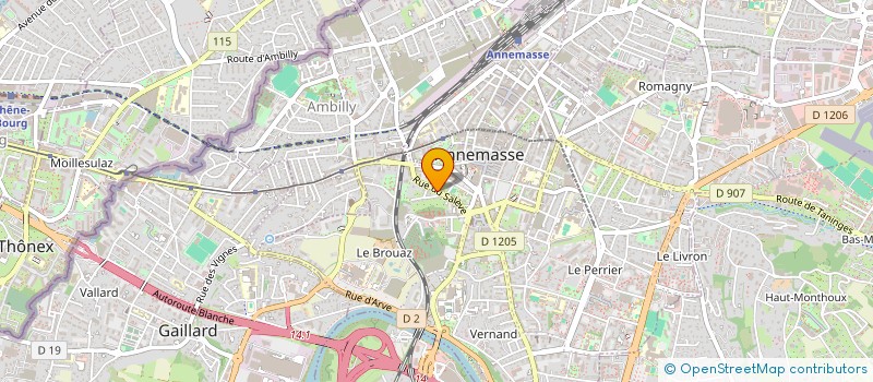 localisation de l'entreprise SCI LIORAH à ANNEMASSE