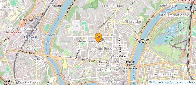 localisation de l'entreprise SCI LIOTTE  LYON