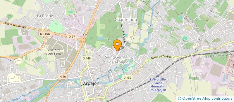 localisation de l'entreprise SCI LIOUPE à SAINT-GERMAIN-LES-ARPAJON
