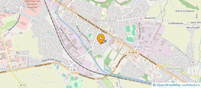 localisation de l'entreprise SCI LIOVILOR  BOE