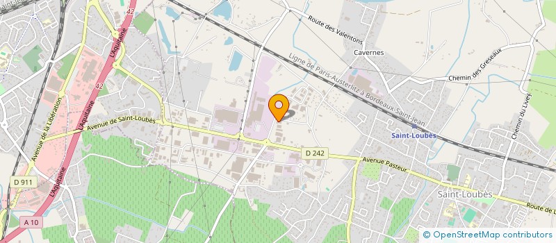 localisation de l'entreprise SCI LIPA  SAINT-LOUBES