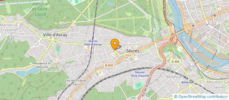 localisation de l'entreprise SCI LIPA PAPIYON à SEVRES