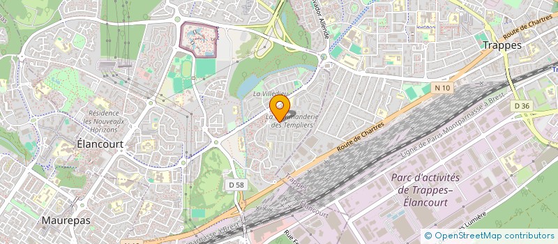 localisation de l'entreprise SCI LIPARI  ELANCOURT