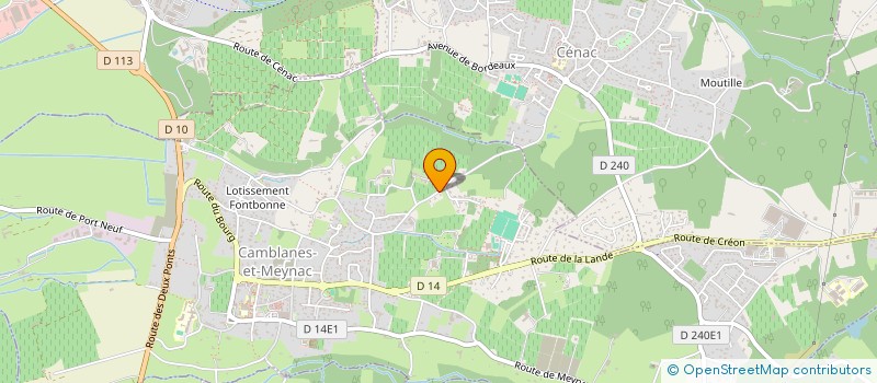 localisation de l'entreprise SCI LIPHICE  CAMBLANES-ET-MEYNAC