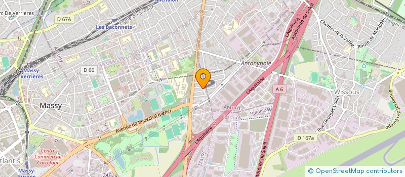 localisation de l'entreprise SCI LIPHIL à MASSY