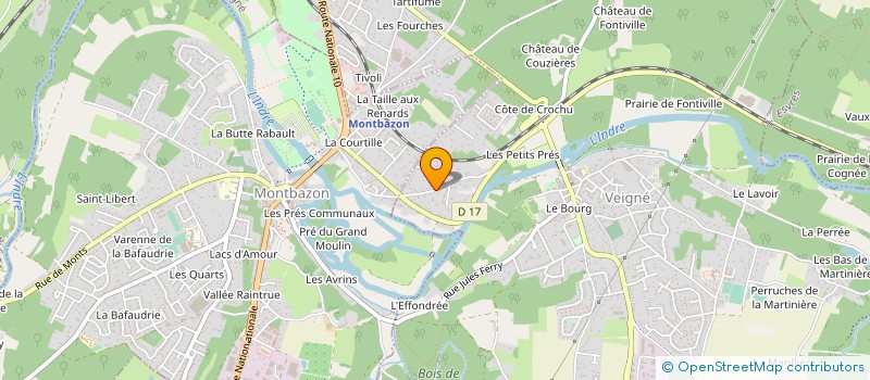 localisation de l'entreprise SCI LIPI à VEIGNE