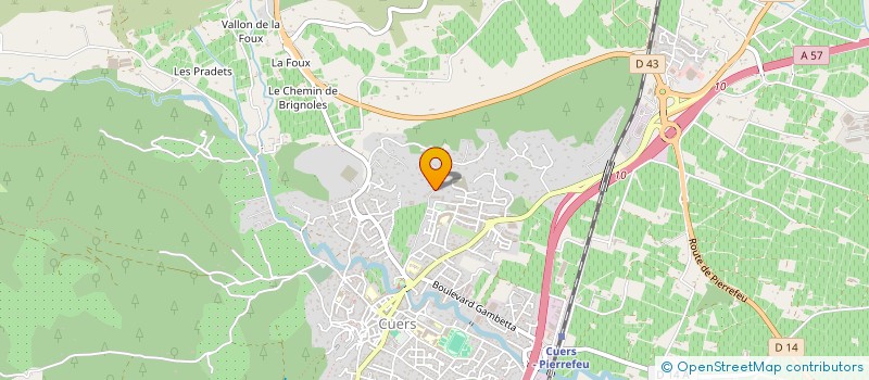 localisation de l'entreprise SCI LIPIER  CUERS