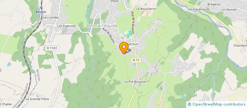 localisation de l'entreprise SCI LIPOJO  BOSMIE-L'AIGUILLE