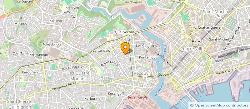 localisation de l'entreprise SCI LIPOY à BREST
