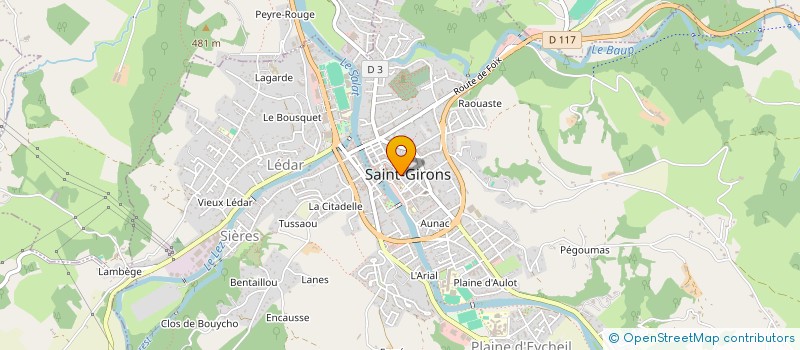 localisation de l'entreprise SCI LIQUET à SAINT-GIRONS