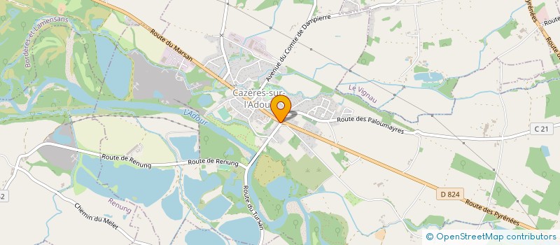 localisation de l'entreprise SCI LIQUIERE  AUDENGE