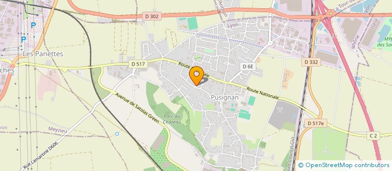 localisation de l'entreprise SCI LIR  PUSIGNAN