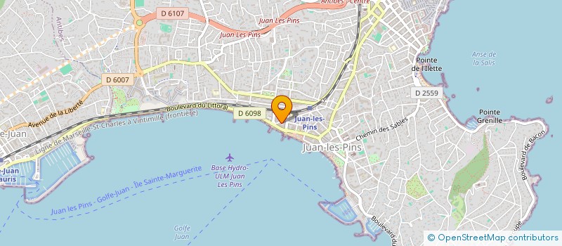 localisation de l'entreprise SCI LIRANE à ANTIBES