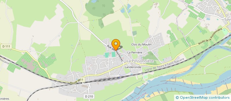 localisation de l'entreprise SCI LIRIC  LA POSSONNIERE