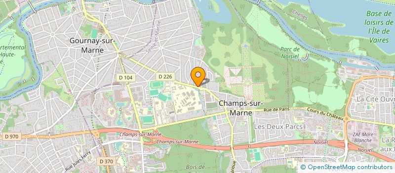 localisation de l'entreprise SCI LIRICOCHEL  CHAMPS-SUR-MARNE