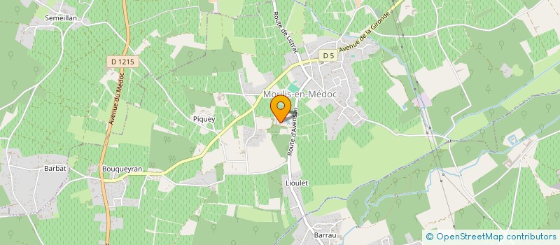 localisation de l'entreprise SCI LIRO  MOULIS-EN-MEDOC