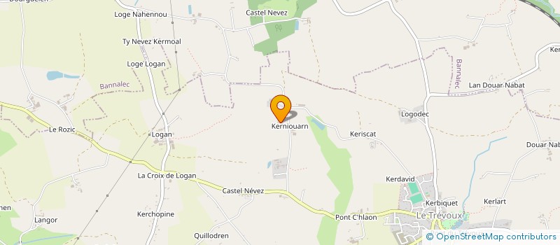 localisation de l'entreprise SCI LIRO  LE TREVOUX