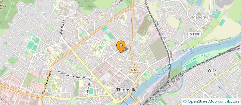 localisation de l'entreprise SCI LIROD  THIONVILLE