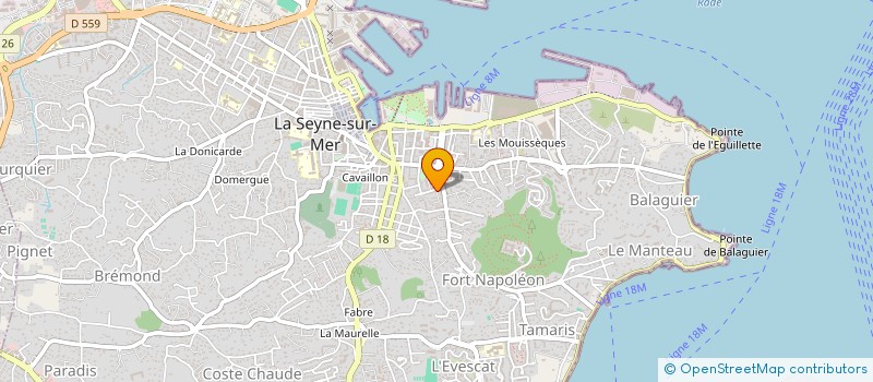 localisation de l'entreprise SCI LIROHEDE à LA SEYNE SUR MER