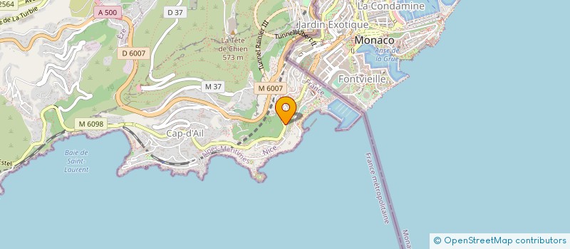 localisation de l'entreprise SCI LIS à CAP D'AIL