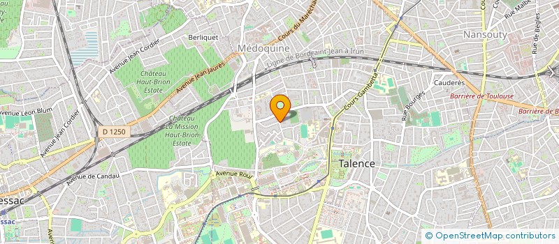 localisation de l'entreprise SCI LIS DOUROUT  TALENCE