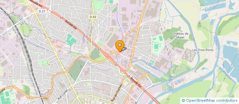 localisation de l'entreprise SCI LISA  ROANNE