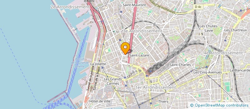 localisation de l'entreprise SCI LISA  MARSEILLE