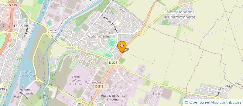 localisation de l'entreprise SCI LISA  COLOMBELLES