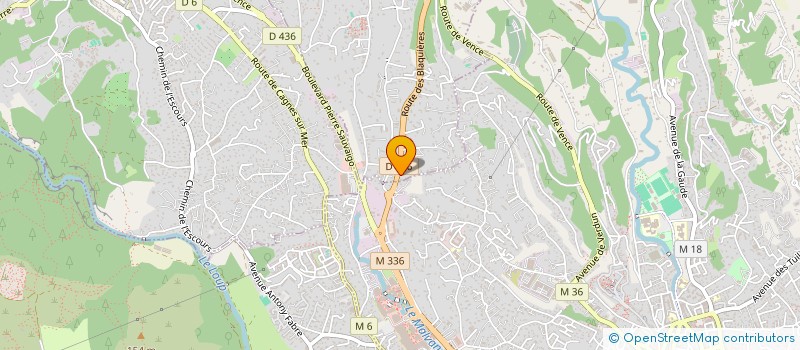 localisation de l'entreprise SCI LISA  SAINT-PAUL-DE-VENCE