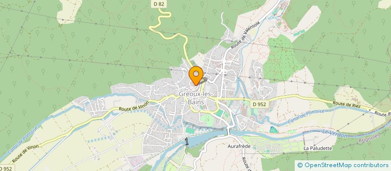 localisation de l'entreprise SCI LISA  GREOUX-LES-BAINS