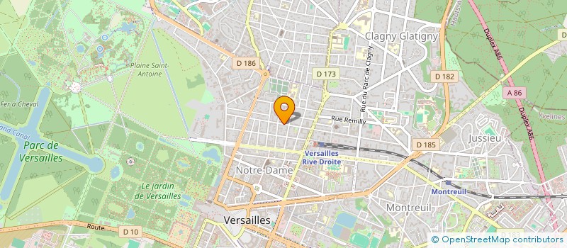localisation de l'entreprise SCI LISA à VERSAILLES
