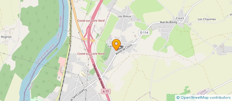 localisation de l'entreprise SCI LISA à COSNE-COURS-SUR-LOIRE
