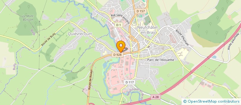 localisation de l'entreprise SCI LISA  NEUFCHATEL-EN-BRAY