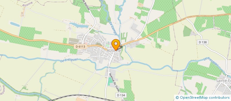 localisation de l'entreprise SCI LISA  ALZONNE