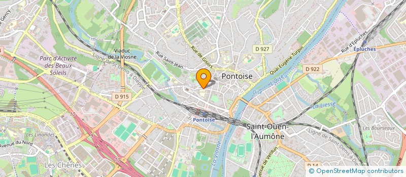 localisation de l'entreprise SCI LISA  PONTOISE