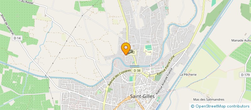 localisation de l'entreprise SCI LISA  SAINT-GILLES