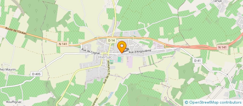localisation de l'entreprise SCI LISA  HIERSAC